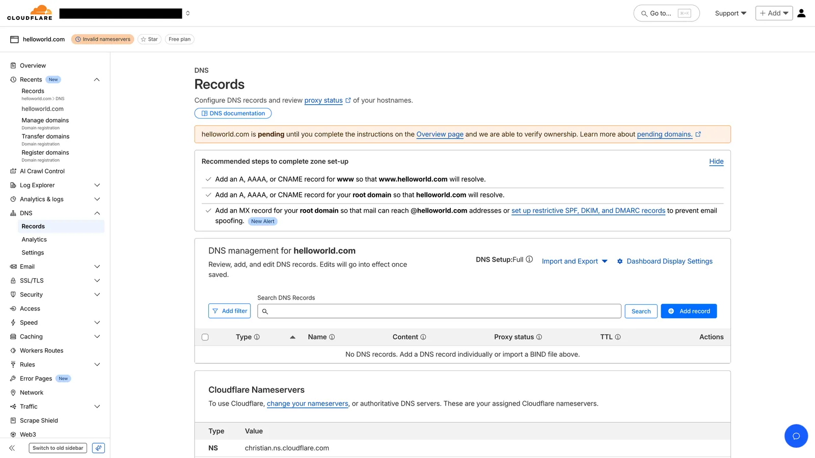 Cloudflare BIND Import